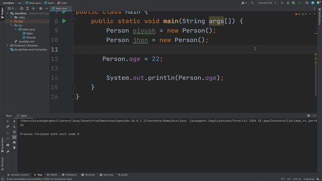30 Static Keyword смотреть онлайн