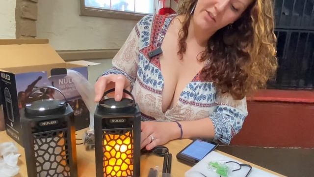 NUNET Outdoor Bluetooth Speakers LED Flame Speakers Unboxing and Review смотреть онлайн