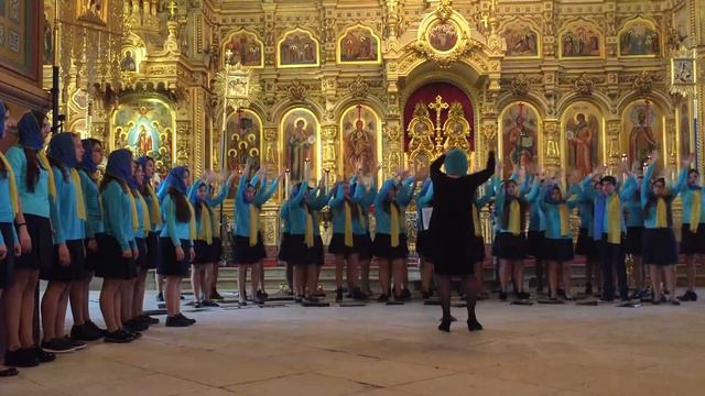 Песня народа Зулу Осанна, детский хор из Греции г.Егорьевск смотреть онлайн
