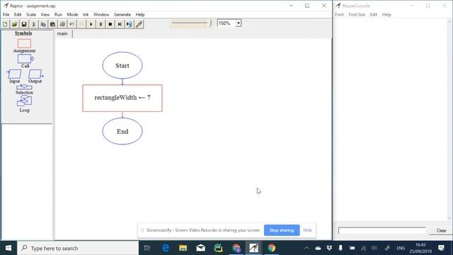 Assignments in FlowCharts / Raptor смотреть онлайн