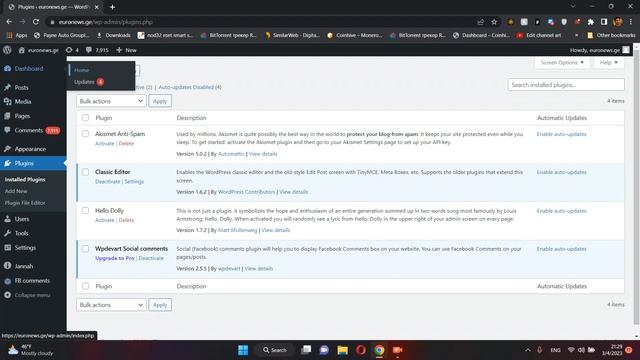 update wordpress themes and plugin смотреть онлайн