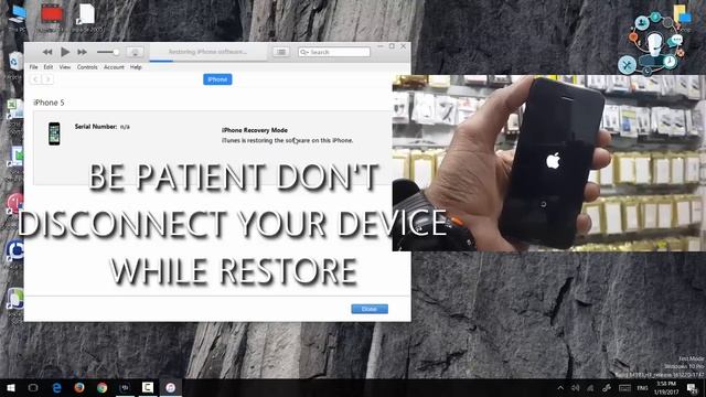 Apple iPhone || How to fix the iPhone cannot be restored error 21 Review