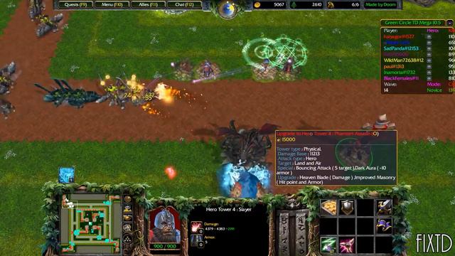 Warcraft 3 Reforged : Custom map Green Circle TD Mega 10.5 смотреть онлайн