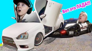 Уникальная ЛАДА ПРИОРА в GTA5 Поставили Каркас Безопасности