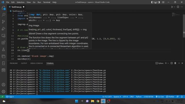 Drawing over Images and Putting text using openCv #opencv #computervision смотреть онлайн