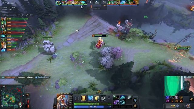 ATTACKER - Игра на Омнике с жадными корами - Omniknight Dota 2 смотреть онлайн