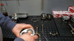 Сборка двигателя Toyota 2AZ FE