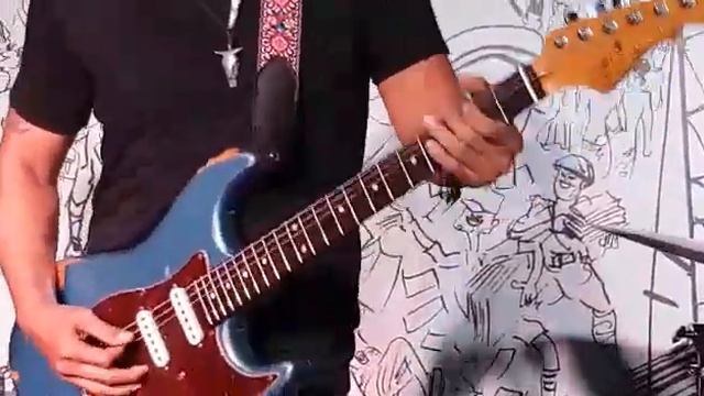 Gugun play G&L guitar Legacy Rustic thru artisan 30 Blackstar amplifier смотреть онлайн