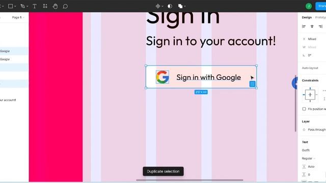 How to design a Login Page using Figma | Coding & Design | Figma Tutorial for Beginners смотреть онлайн