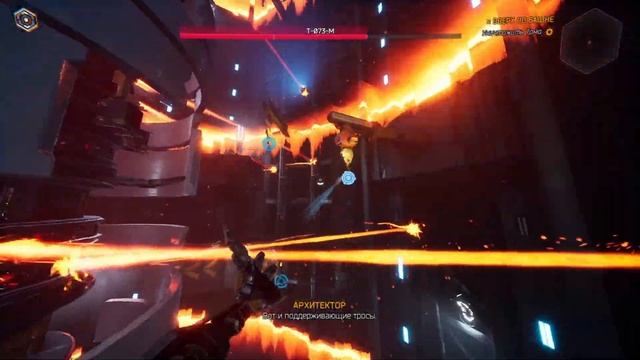 GHOSTRUNNER Прохождение Часть 8 - ПРИВРАТНИК (Босс T-073-M)