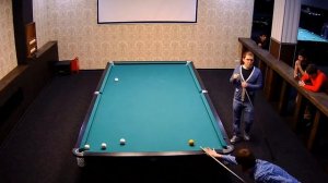 Супер игра! Русский бильярд профессионалов! Сталев - Крыжановский