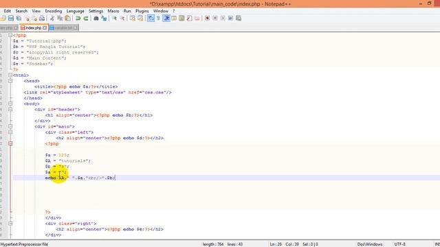 PHP Bangla Tutorial-Variables and Variable scope (part-4) смотреть онлайн