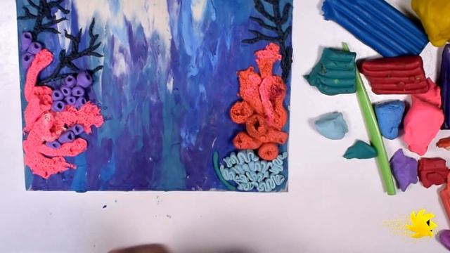 Sualtı Dünya Plastilin ✿ Подводной мир из пластилина ✿ Underwater Plasticine
