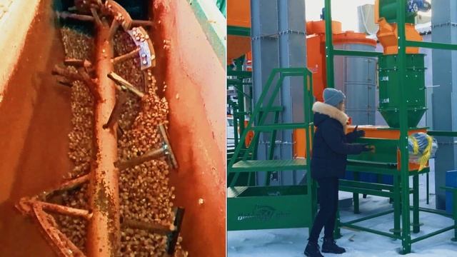 Автоматизированная линия протравливания семян и упаковки в Биг-Беги смотреть онлайн
