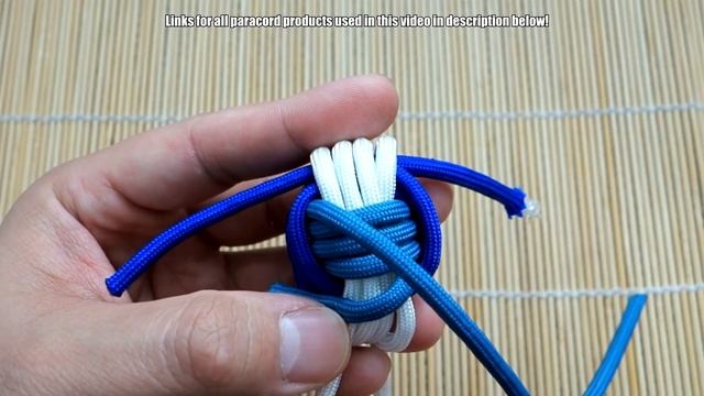 Make a 3 Color Monkey's Fist Tutorial | Paracord Monkey's Fist смотреть онлайн