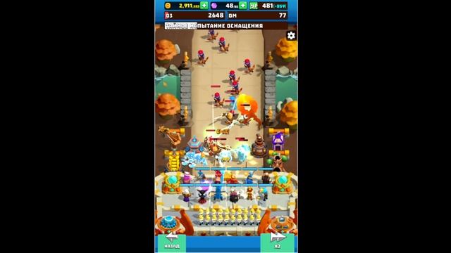 Обзор геймплея игры в стиле Tower Defense - Wild Castle (дикий замок)