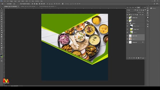 Restaurant Flyer Design in Photoshop CC | Epi 64 | MEDIAVISION TELUGU TUTORIALS смотреть онлайн