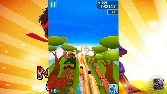 Ninja Kid Run - 100% клон Subway Surfers [iPad/HD] смотреть онлайн