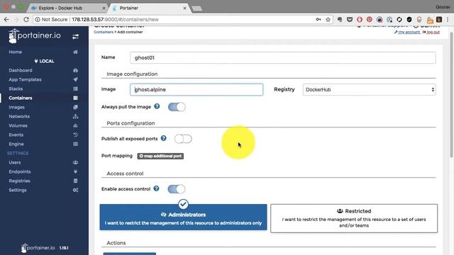 Just enough Docker Part 7: Portainer - Web console to managing Docker Environments смотреть онлайн