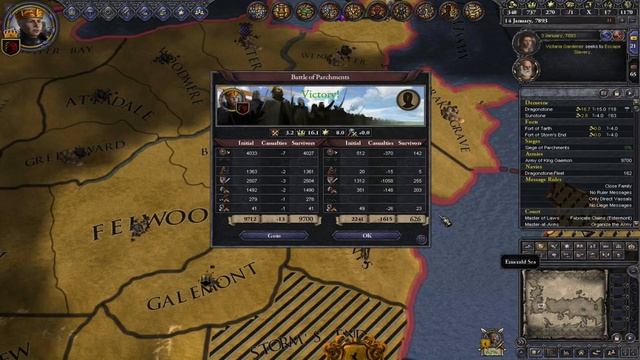 Crusader Kings II Game of Thrones - Dragon Empire #5 - Occupation of Storm's End смотреть онлайн