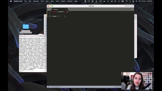 How to Build a Streamlit App (Beginner level Streamlit tutorial) - Part 1 смотреть онлайн