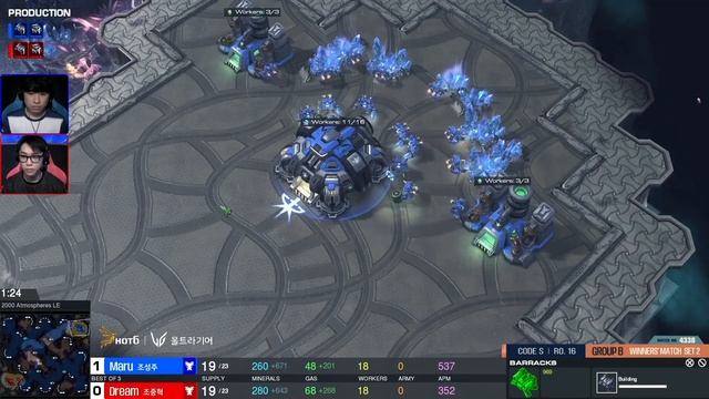 [2021 GSL Season 3] Группа B | Матч 3 — Winners: Maru (T) vs. Dream (T) смотреть онлайн