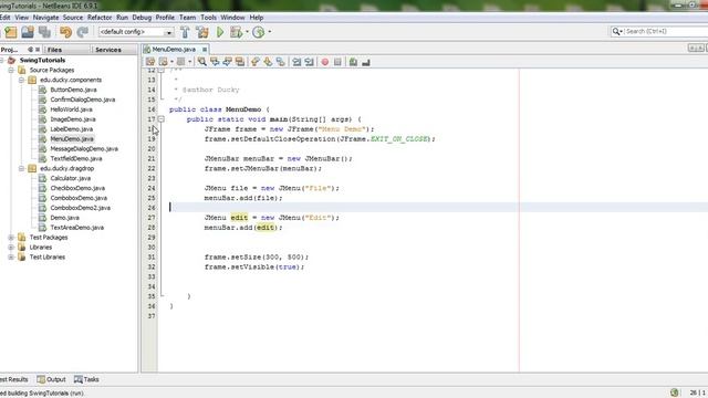 Bài 23 Java Swing Menu 1 смотреть онлайн