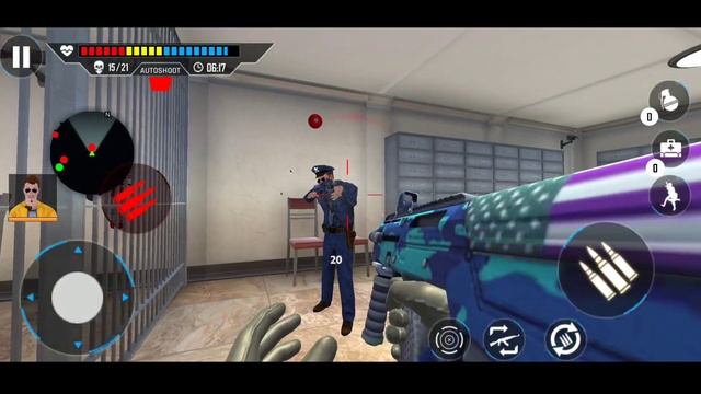 Bank Robbery SSG Shooting Game _ Android GamePlay #10 смотреть онлайн