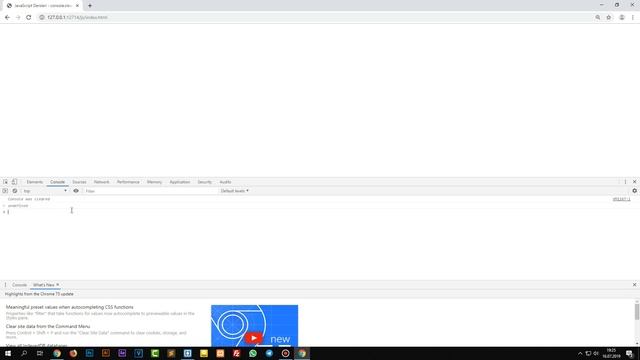 148- JavaScript Dersleri - console clear Console Object - Konsolu Temizleme смотреть онлайн