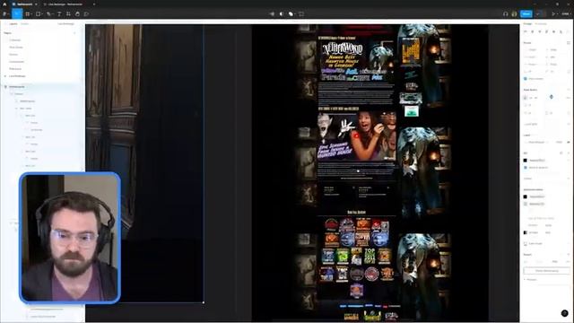 I redesigned a haunted house website (very spooky) | Speed UX/UI Speed Design смотреть онлайн