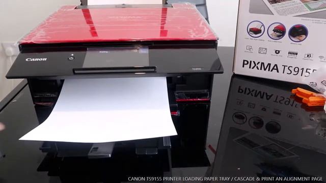 CANON TS9155 PRINTER LOADING PAPER TRAY / CASSETTE & PRINT AN ALIGNMENT PAGE смотреть онлайн