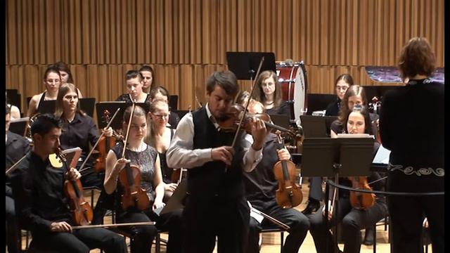BRAHMS VIOLIN CONCERTO D MAJOR, MATOUŠ PĚRUŠKA, violin смотреть онлайн