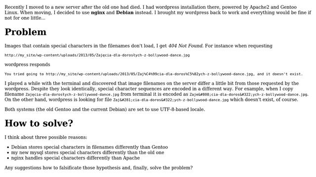 Special characters in filenames + nginx + php = 404 смотреть онлайн