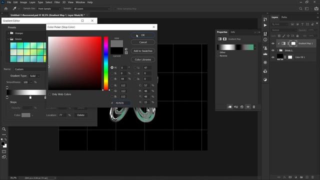 3д хром в фотошопе | тутор