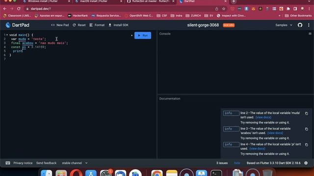 Dart Basico #01: Setup , If e Switch Case смотреть онлайн