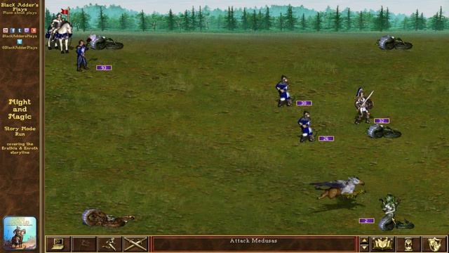 Might and Magic Story Mode Run, Part X - Heroes Chronicles: CotU, Mission 1 - Cerberus Gate смотреть онлайн
