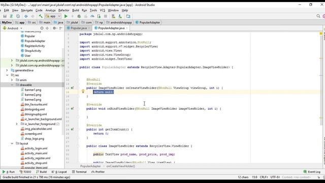 Android Shop eCommerce App Development Tutorial Part 7 Fetch Data From Firebase and Show in Horizo смотреть онлайн