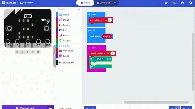 Micro:bit Coding Project: Step Counter - Tracking and Counting the Number of Steps that You Made смотреть онлайн