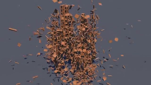 симуляция разрушения здания в cinema 4D смотреть онлайн