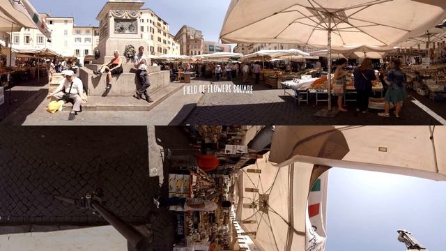 One day in Rome: 360° Virtual Tour with Voice Over смотреть онлайн