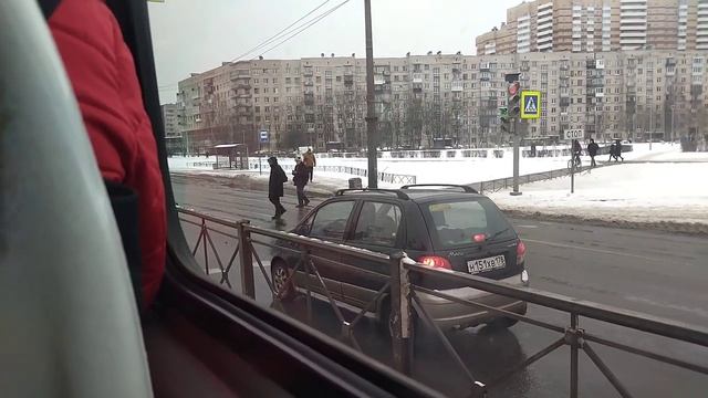 Маршрут №43. Заставская ул. - Ст. м. "Купчино" смотреть онлайн