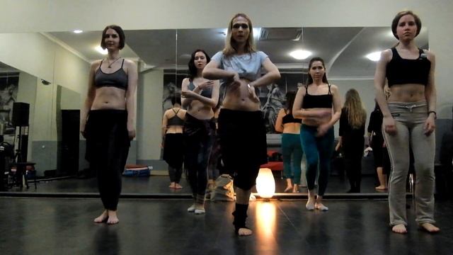 Трайбл фьюжн в Москве с Агапией Савицкой, март 2018 смотреть онлайн