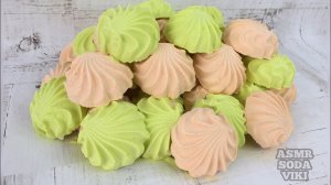 АСМР Хрустящие зефирки. Приятный хруст пищевой соды