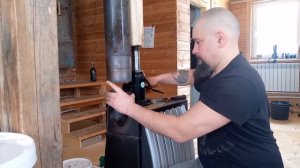 Прогорел шибер печи Огонь Батарея. Замена.