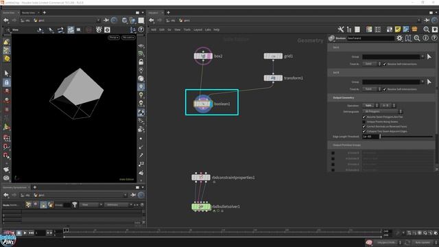 Cinematic Destruction Basic Concept #3 RBD Constraints Manually Created (Rigid Body Dynamics) смотреть онлайн