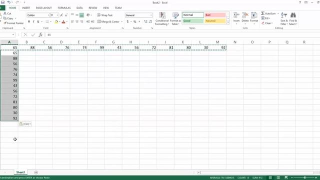 MDM4U 1-2 C Mean, Median Mode with Excel смотреть онлайн