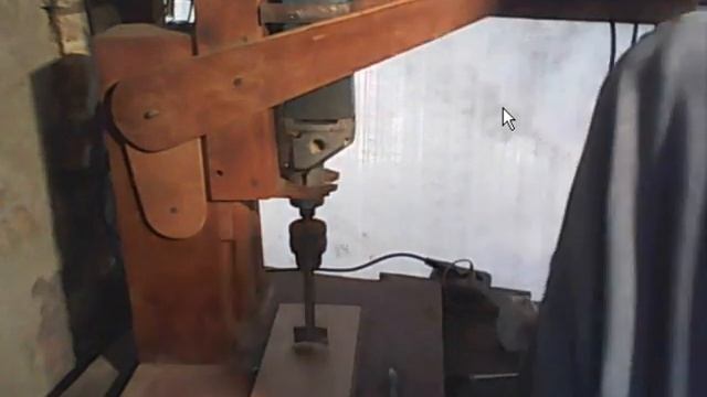 СВЕРЛИЛЬНЫЙ СТАНОК ИЗ ДРЕЛИ часть 2 смотреть онлайн