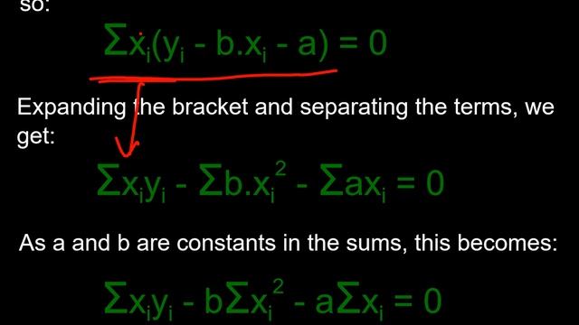 REGRESSION LINES - LEAST SQUARES PROOF смотреть онлайн
