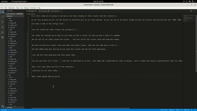 How to take redis cluster backup and restore it to new cluster смотреть онлайн