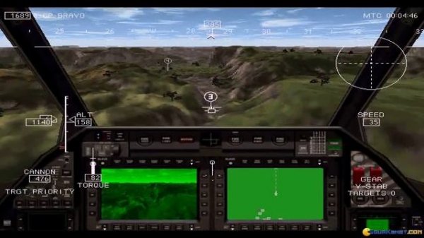 Comanche 3 gameplay (PC Game, 1997)